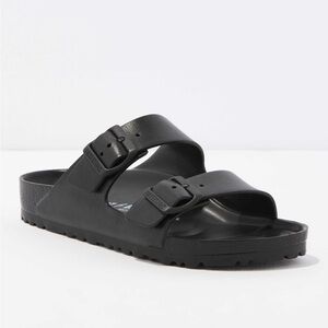 Birkenstock Women's Arizona Essentials EVA Sandals Black Size 39